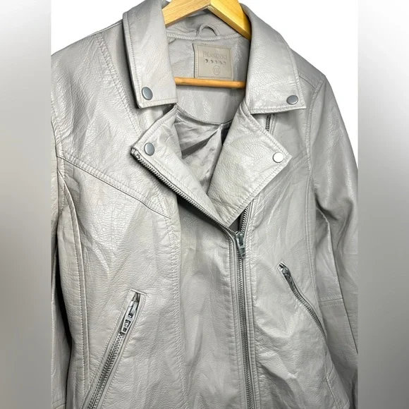 ANTHROPOLOGIE | BLANKNYC | 2X XXL | Life Changer Vegan Leather Zip Moto Jacket - Picture 5 of 17